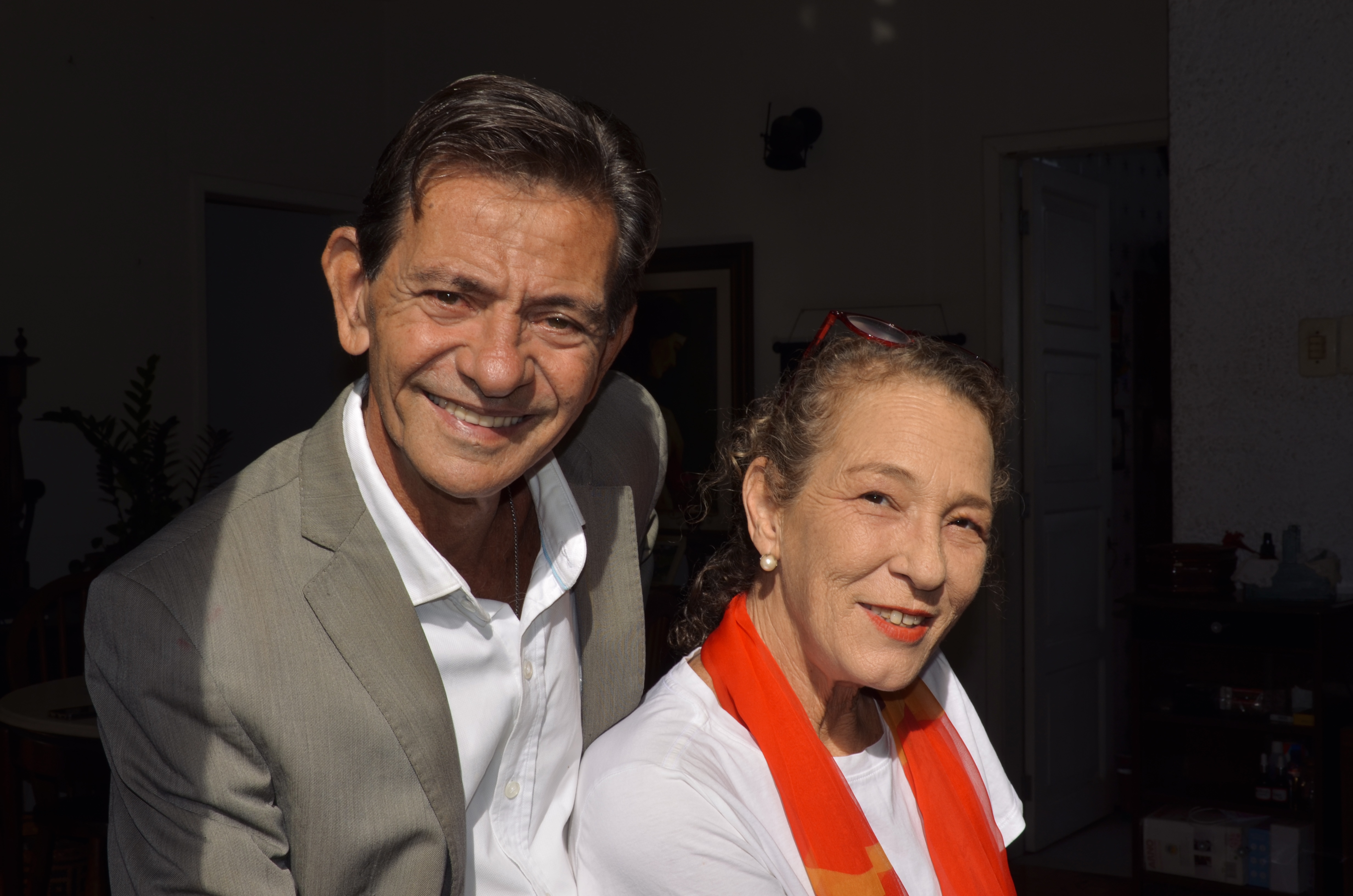 Paulo Argolo e Katarina Maliarenko juntos